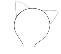 Sophisticated Alloy Headband Skeleton Cats Ear Headband Frame For Handmade Easier Decoration Easy To Use Headbands Base Kit