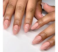 Sophisticated Almond Christmas False Nails With 30Pcs Designs Art Decoration Press On Artificial Elegant Nail Design