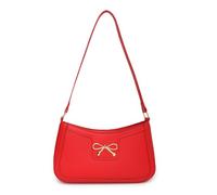 Sophisticated Armpit Bag For Women Bows Handbag PU Leather Shoulder Bags Trendy Underarm Purse For Various Occasion Everyday Carry Bag