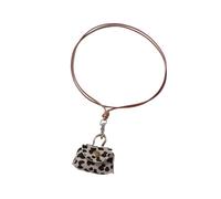 Sophisticated Bag/Star Pendant Necklace Cord Statement Jewelry Trendy Leather Texture For Various Occasions Vintage Coin Purse