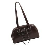 Sophisticated Ballet Styles Shoulder Bag with Bows Tie Decoration PU Leather Underamr Bags Designed for Fashion Women Elegant Fashion Underarm Bag