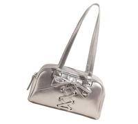Sophisticated Ballet Styles Shoulder Bag With Bows Tie Decoration PU Leather Underamr Bags Designed For Fashion Women Office Lady Handbag