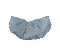 Sophisticated Black Fabric Hair Clip With Double Layered Hair Scrunchie Styling Accessory Suitable For Various Occasion