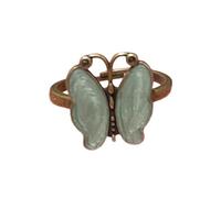 Sophisticated Butterfly Flower Rings Retro Modern Jewelry for Her Premium Alloy Craftsmanship Women ' s Rings