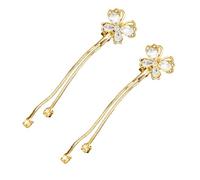 Sophisticated Copper Earrings Long Swing Fringe Design Evening Wear Ear Accessories for Daily Wear Long Tassels Ear Accessories