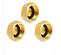 Sophisticated Design Brass Blanking Nuts A of Made from Material for Creating Secure Seals on Inch Pipes
