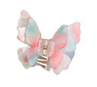 Sophisticated Double Layer Butterfly Hair Clip Claw For Women Modern Hair Styling Tool Complements Various Hairstyles Elegant Acrylic Hairpin Set