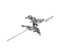 Sophisticated Ear Crawler Earrings Unique Earrings With Butterfly Charm In Liquid Metal Finish For Gatherings Liquid Metal Jewelry