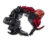Sophisticated Flower Goat Horn Hairband Gentle on Scalp Decorative Headpiece Comfortable Headband for Different Ages Unique Flower Headband