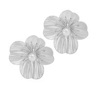 Sophisticated Flower Inspired Pearls Earrings To Complement Casual Attire Corporate Event Or Formal Gatherings Stylish Pearls Jewelry