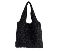 Sophisticated Flower Patterned Single Shoulder Bag Nylon Underarm Bags Larege Casual Handbag For Various Occasion Underarm Bag