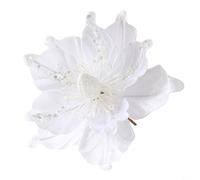 Sophisticated Glitter Ornaments to Beautify Your Holiday Tree and Gatherings (White)