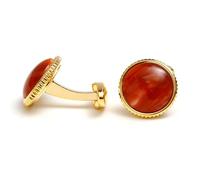 Sophisticated Grids Texture Copper Cufflinks for Dress Shirts Cuff Link Accessory Event Accessories Easy Wear Cufflinks