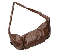 Sophisticated Half Moon Crossbody Bag Practical PU Leather Shoulder Purse Dumpling Pack Suitable For Various Occasion Autumn Collection Handbag