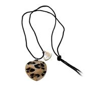 Sophisticated Heart Necklace Featuring Cord Stylish Vintage Statement Jewelry Trendy Necklace For Various Occasions Alloy Pendant