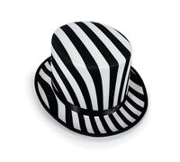 Sophisticated Magicians Stovepipe Hat Bucket Unisex Design Perfect For Performances Theme Night Black White Checkered Derby
