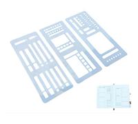 Sophisticated Maze Planner Stencils, Handmade Flexible Record Template, Happy Planner Stencils Templates, for Journaling Checklists Boxes Lines & Daily Planning (A)