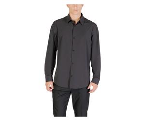 Sophisticated Men's Long-Sleeve Shirt - male - Armani Exchange - Casual Shirts - Black - S - Shirts S