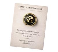 Sophisticated Mercy Pin Collection Detailed Artwork Metal Compassion Pin Great for Gifting and Collecting Stand for Compassion, One Size, as described