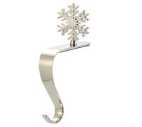 Sophisticated Metal Hooks Designed to Hold Heavy Christmas Stockings While Enhancing Your Decor (C)