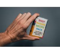 Sophisticated Shot Recipe Cards - Shot Making Card Pack with 52 Options - Date Night/Party/Hen Do/Stag Do