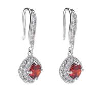 Sophisticated square zirconia earrings are suitable for trendy women looking for a touch of glamour and comfortable, フリーサイズ