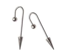 Sophisticated Stainless Steel Ear Cuff Jewelry Edgy U Shaped Bone Studs Punk Rock Styles Earrings for Women Customizable Colors Pack Punk Jewelry for Women