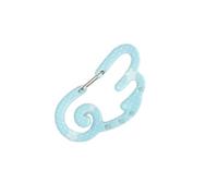 Sophisticated Star Wing Carabiner Clip Acrylic Key Holder Keyring Portable Keychain Hooks For Backpacks Keys Daily Use Decorative Carabiner Clip Accessory