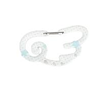 Sophisticated Star Wing Carabiner Clip Acrylic Key Holder Keyring Portable Keychain Hooks For Backpacks Keys Daily Use Decorative Carabiner Clip Accessory