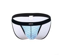 Sophisticated Style in Men's Low Waist Underwear for Stylish Men Everywhere (M Blue)