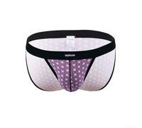 Sophisticated Style in Men's Low Waist Underwear for Stylish Men Everywhere (M Purple)
