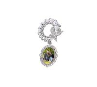 Sophisticated Thermal Printed Butterfly Brooch with Resistance for International Durability Business Formal Accessories