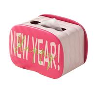Sophisticated Tissue Storage Box With Elegant Slide Out Drawer Fit Various Living Styles Space Saving Accessories Bedroom Tissue Organizers