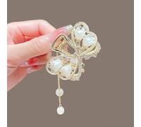 Sophisticated Twisted Pearl Clips for Effortless Half Up and Low Bun Styles (02)
