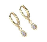 Sophisticated water drop earrings ear studs party accessories that provide a touch of glamour to everyday wear or party wear. Teardrop Zirconia earrings, フリーサイズ