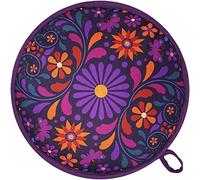 Sophix Tortilla Warmer Pouch - 12-Inch Large Size - This Thermal Insulated Fabric Holder Keeps Tortillas, Naan Bread, and Pizza Rolls Warm for up to One Hour | Two-Sided (Flower Design)