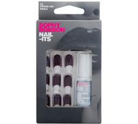 Sophy Robson Nail-Its 24 X False Nails Black White Tips | TJ Hughes