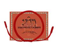 SOPIFY Red Bracelet for Women Tibetan Handmade Lucky Bracelet Knot Protection Bracelet Red Bracelet for Protection Red Lucky Adjustable Woven Rope Bracelet Suitable for Men for Women (Red3)
