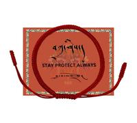 SOPIFY Red Bracelet for Women Tibetan Handmade Lucky Bracelet Knot Protection Bracelet Red Bracelet for Protection Red Lucky Adjustable Woven Rope Bracelet Suitable for Men for Women (Deep red10)