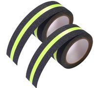 SopimusZ 2 Rolls 50mm * 5m（1.97in * 16.4ft） Glow In The Dark Anti Slip Tape High Traction Fluorescent Tape Safety stair treads Self Adhesive,Warning Tape use at home office workshop