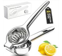 Sopito 304 Stainless Steel Lemon Squeezers Seedless Juicing for Kitchen Bar