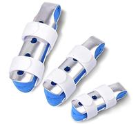 Sopito Finger Splints, Lightweight Blue Brace, 3 Pcs for Adults and Teens | Aluminum Support, Breathable Foam Padded, Ideal for Middle, Pinky, Thumb Arthritis Immobilization