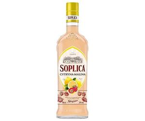 SOPLICA Lemon & Raspberry Vodka, Natural Ingredients, 25% ABV, 500ml