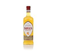 SOPLICA - Polish Apricot Vodka - Natural Ingredients - For Shots & Cocktails - 28% Alcohol - 500 ml