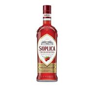 SOPLICA - Polish Strawberry Vodka - Natural Ingredients - For Shots & Cocktails - 28% Alcohol - 500 ml