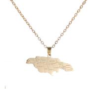 Sopodbacker Necklace Pendant Chain Men Women Jewellery Arrival Map Of Jamaica City Pendant Necklaces Women Men Chains Jewelry Punk
