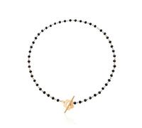 Sopodbacker Necklace Pendant Chain Men Women Jewellery Bead Chain Choker Necklace Women Flower Lariat Lock Collar Gifts Wedding Party 1Goldcolor