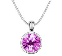 Sopodbacker Necklace Pendant Chain Men Women Jewellery Candy Color Round Pendant Necklace All-Match Men And Women Party Punk Wedding Accessories 紫红