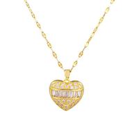 Sopodbacker Necklace Pendant Chain Men Women Jewellery Classic Romantic Love Necklace Girls All Match Dinner Party Gift Party Punk Wedding