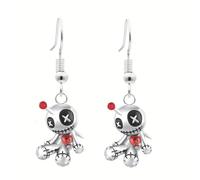 Sopodbacker Necklace Pendant Chain Men Women Jewellery Cursed Doll Necklace Punk Pendant Men And Women Party Geometric Wedding Punk Gift 耳环1